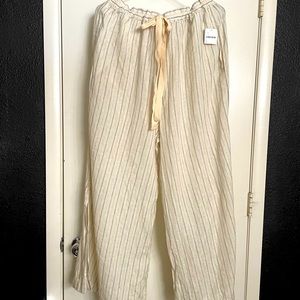 New Free People tied waist pants